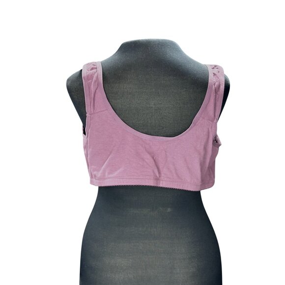 Unbranded Womens Purple Floral Front Closure Bra Size 40C - Picture 3 of 8